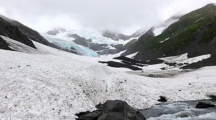 Byron Glacier, near Portage Lake