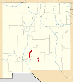 Caballero Formation is located in New Mexico