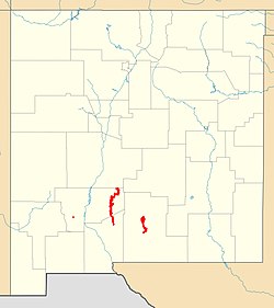 Caballero Formasyonu New Mexico'da yer almaktadır