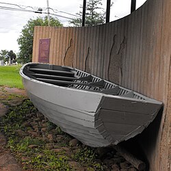 Sejarah iceboat tampilan di Cape Melintasi