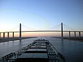 Capesize bulk carrier at Suez Canal Bridge.JPG