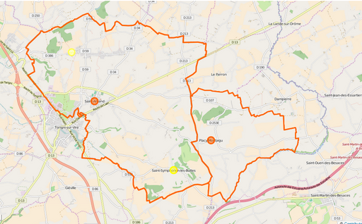 Carte Saint-Amand-Villages