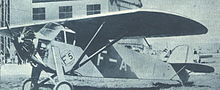 The Potez 36 aircraft taking part in the "Challenge International de Tourisme", 1929. Challenge 1929 Potez.jpg