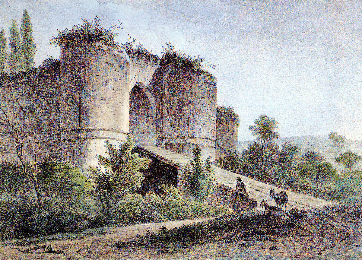 Де б. Курсель Бельгия. La Royere Castle. Мигри крепость 1810. Ecaussinnes-Lalaing.