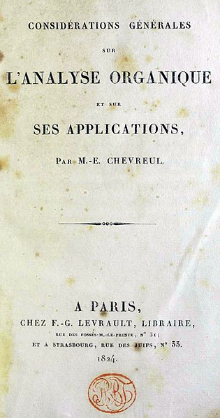 File:Chevreul, Eugène – Considérations générales sur l'analyse organique et sur ses applications, 1824 – BEIC 12228367.jpg