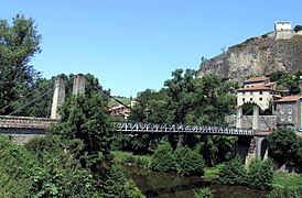 Pont suspendu sur l'Allier