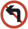 No left turn