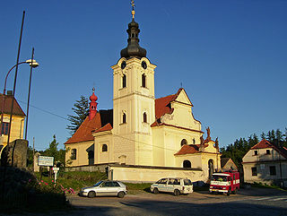 Chocerady village in Benešov District of Central Bohemian region