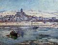 Claude Monet: Vétheuil im Winter, 1879, Frick Collection, New York City