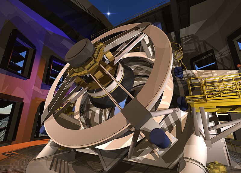 File:Close up of Telescope in the Dome.jpg