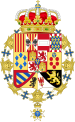 Coat of Arms of Alfonso XIII of Spain (Order of the Seraphim).svg