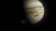 Fichier:Comet Shoemaker Levy colliding with Jupiter.webm