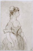 Femme en crinoline, Washington, The Phillips Collection.