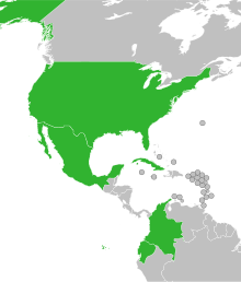 Countries in which Viva Aerobús operates (October 2022)[29][30]