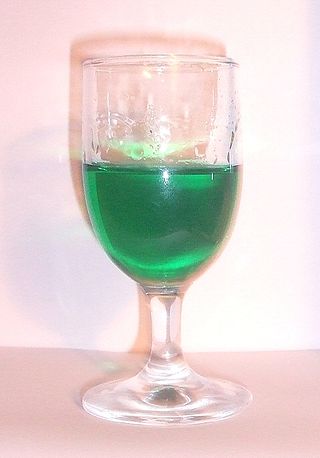 <span class="mw-page-title-main">Crème de menthe</span> Sweet, mint-flavored alcoholic beverage