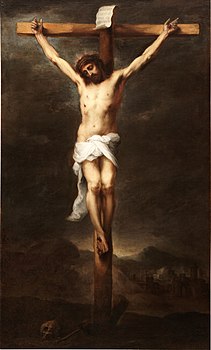 Cristo en la cruz, af Bartolomé Esteban Murillo (Museo del Prado) .jpg