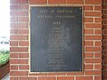 Dawson City Hall plaque