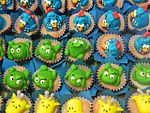 Decorated cupcakes with characters.jpg