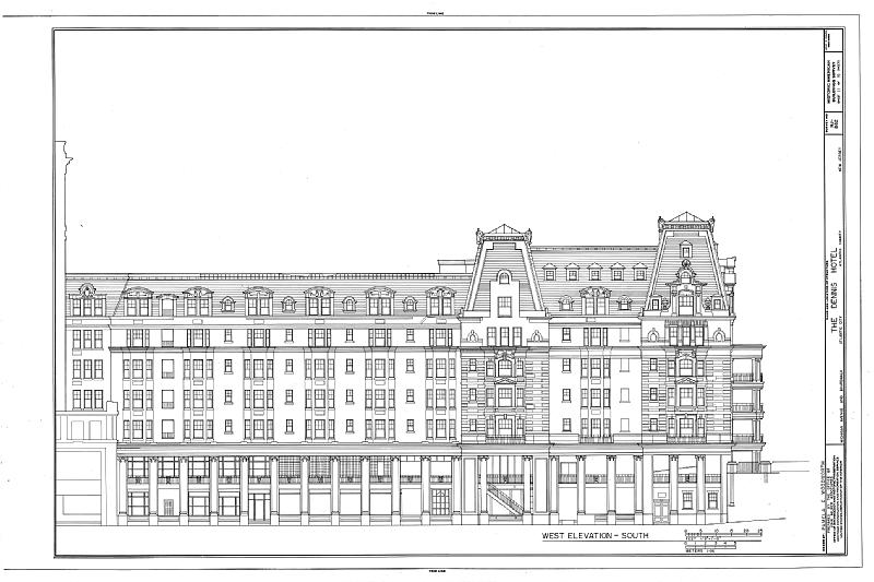 File:Dennis Hotel, Michigan Avenue and Boardwalk, Atlantic City, Atlantic County, NJ HABS NJ,1-ATCI,6- (sheet 11 of 16).tif