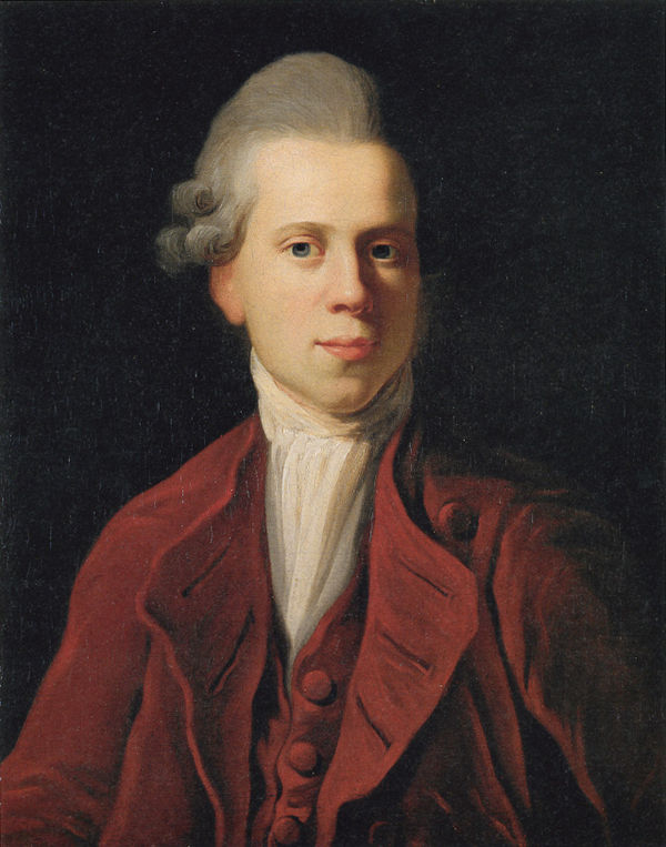 Portrait of Nicolai Abildgaard by Jens Juel (1772)