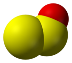 Space-filling model of
S2O Disulfur-monoxide-3D-vdW-A.png