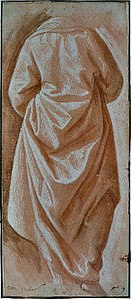 Доменіко Гірландайо, Жінка, вид ззаду, драпірування, близько 1480 року.