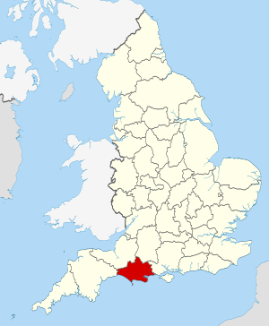 Geografische Lage in England