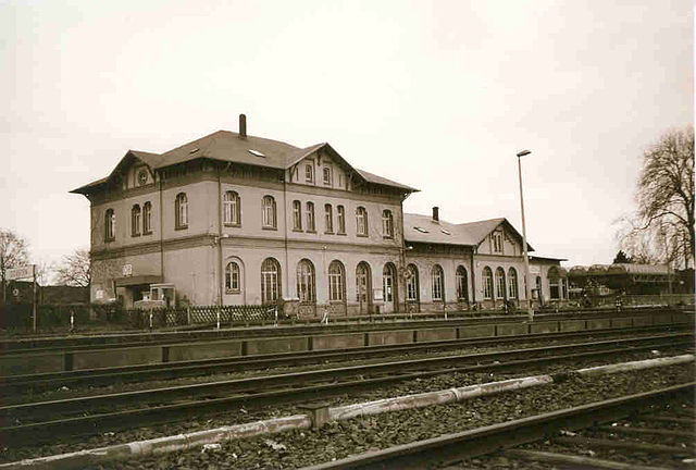 Dorsten station is a typical building of the Rhenish Railway Company