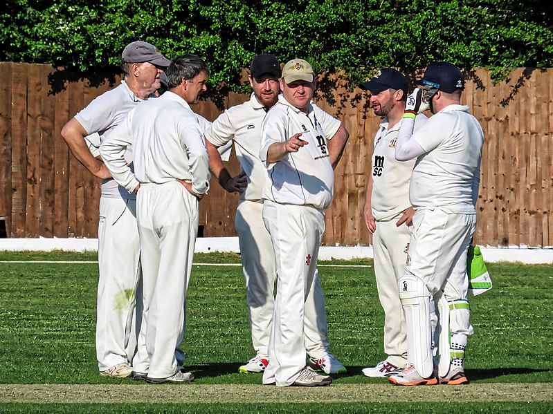 File:Dunmow CC v Felixstowe and Corinthians CC at Great Dunmow, Essex, England 091.jpg