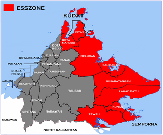 Eastern Sabah Security Zone Security zone in the Malaysian state of Sabah