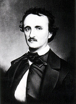 Edgar Allan Poe, por Oscar Halling, basato en un daguerrotipo de 1849