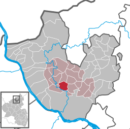 Läget för Ehlscheid i Landkreis Neuwied