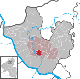 Kaart van Ehlscheid