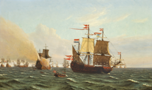 Emil Wilhelm Normann - Slaget ved Øland - 1843.png