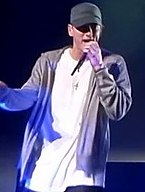 Eminem settled once. Eminem at DJ hero party with d12-2.jpg