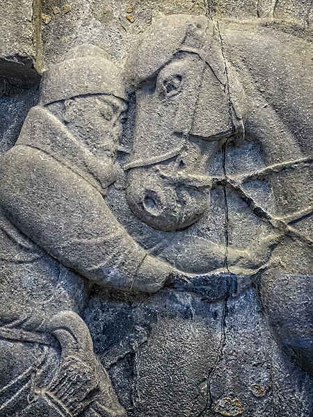 File:Emperor Taizong Horse Relief, Saluzi, 636-649 CE Tang Dynasty, Shaanxi Province, China Penn Museum 02.jpg