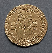 Angliya, Genrix VIII, 1509-1547 - Yarim suveren (old tomon) - 1969.174.a - Klivlend san'at muzeyi.jpg