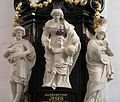 Virgin and Child with saints, marble, St. Paul's Church, Antwerp, 1661