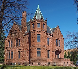 The Eugene Merrill House from the southeast Eugene Merrill House.jpg