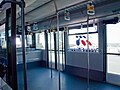 Čeština: Interiér letištního autobusu, Letiště Praha Ruzyně, speciální exkurze z důvodu uzávěry vzdušného prostoru nad Českou republikou English: Interior of airport bus, Open Doors Day because of closed air space above the Czech Republic