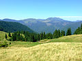 Farcău, pohled do údolí z horské pláně.jpg