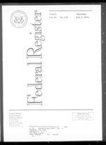 Thumbnail for File:Federal Register 2004-07-08- Vol 69 Iss 130 (IA sim federal-register-find 2004-07-08 69 130).pdf