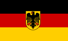 DEUTSCHE FLAGGE WARE FAHNE DEUTSCHLAND 90 CM X 60 CM BRD GERMANY NATIONALFLAGGE 