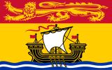 Flag of New Brunswick (a galley)