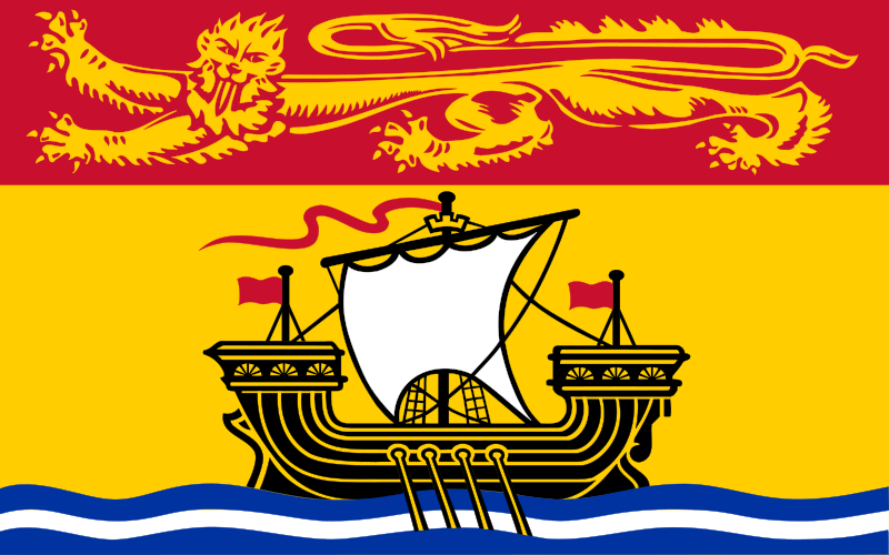 Ofbyld:Flag of New Brunswick.svg
