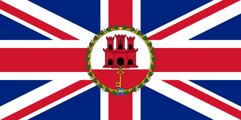 File:Flag of the Governor of Gibraltar.svg