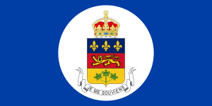 Drapeau du lieutenant-gouverneur du Québec (Flag of the Lieutenant-Governor of Quebec) (***)