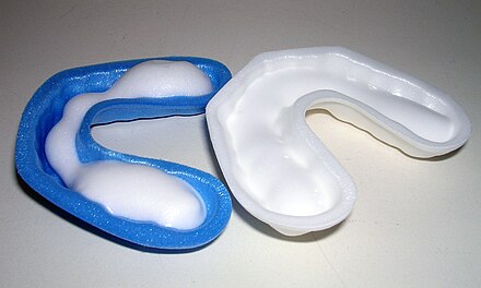 Common dentistry trays used to deliver fluoride.