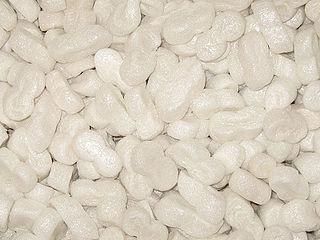 <span class="mw-page-title-main">Foam peanut</span> Polystyrene packaging material