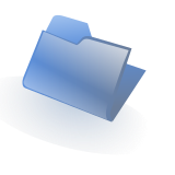 File:Folder-blue.svg